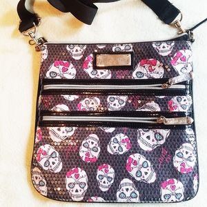 Betsy Johnson Sequin Skull Purse